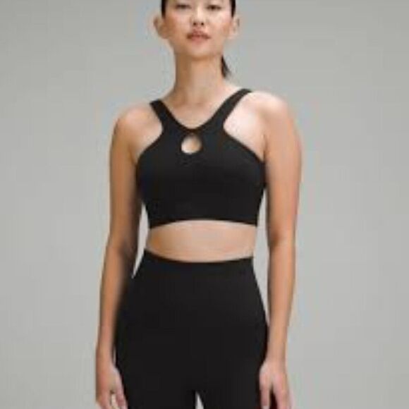 Lululemon SmoothCover Front Cut-Out Yoga Bra Women's 12 - Picture 10 of 10
